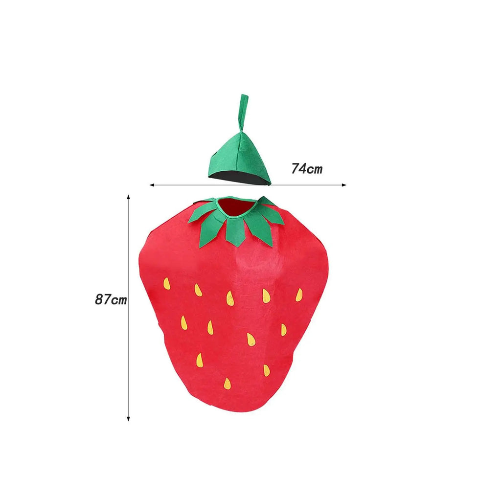 Disfraz de fruta para adultos, disfraz de Cosplay con sombrero para mascarada, actuación en escenario, vacaciones, juego de rol, novedad