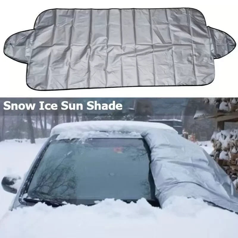 Protección Exterior para Automóviles, Cubiertas para Automóviles que Bloquean la Nieve, Protector de Hielo y Nieve, Visera, Parasol, Cubierta para Parabrisas Delantero y Trasero, Protectores