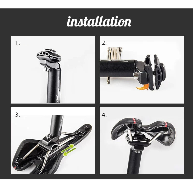 LIETU-sillín de bicicleta de montaña, asiento antideslizante de silicona, cojín de Gel de sílice, alfombrilla de asiento delantero de cuero