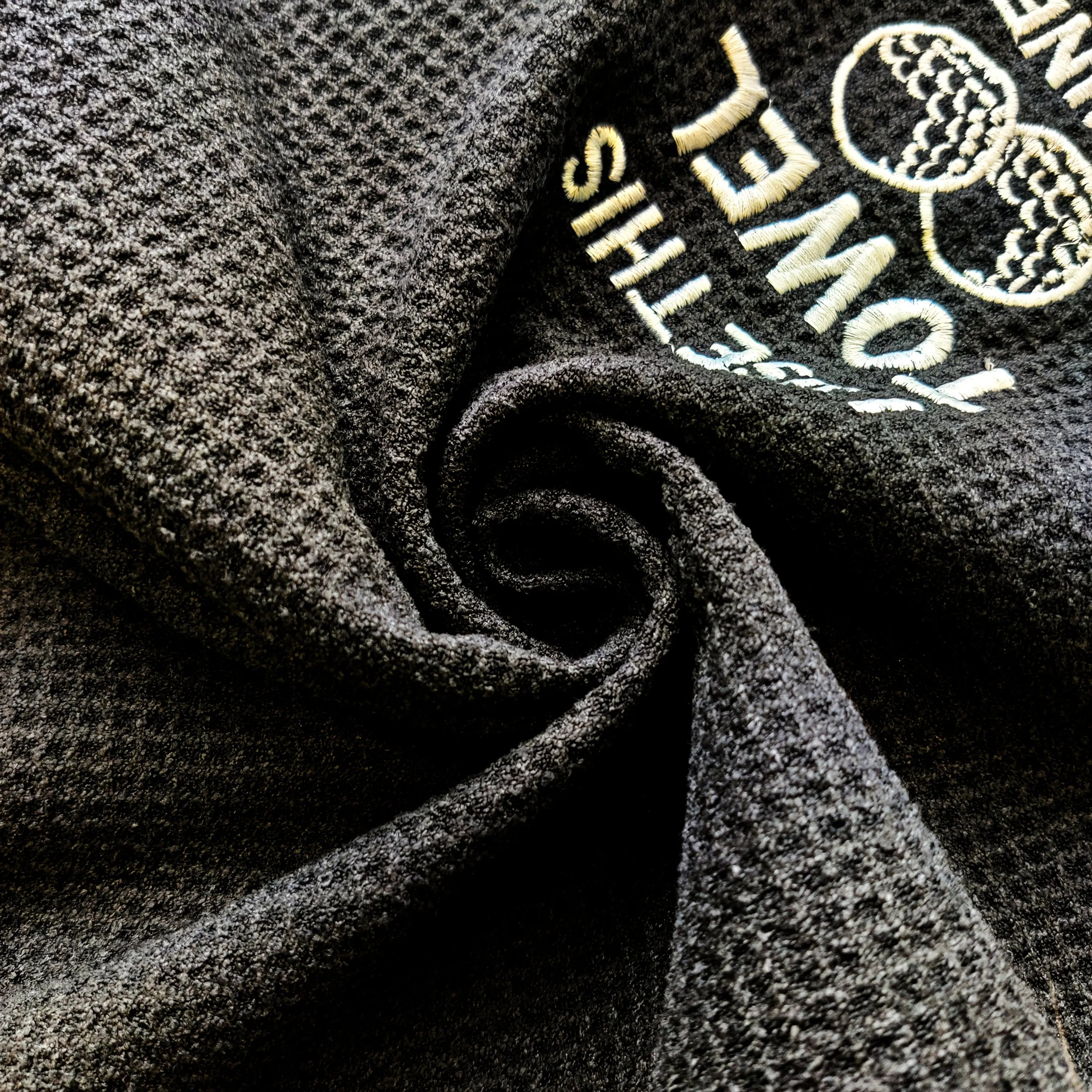 Toalla de Golf de microfibra bordada con Clip, mezcla de poliéster transpirable de secado rápido, "Uselo esta toalla para brillar mis bolas", Desi, 1 ud.