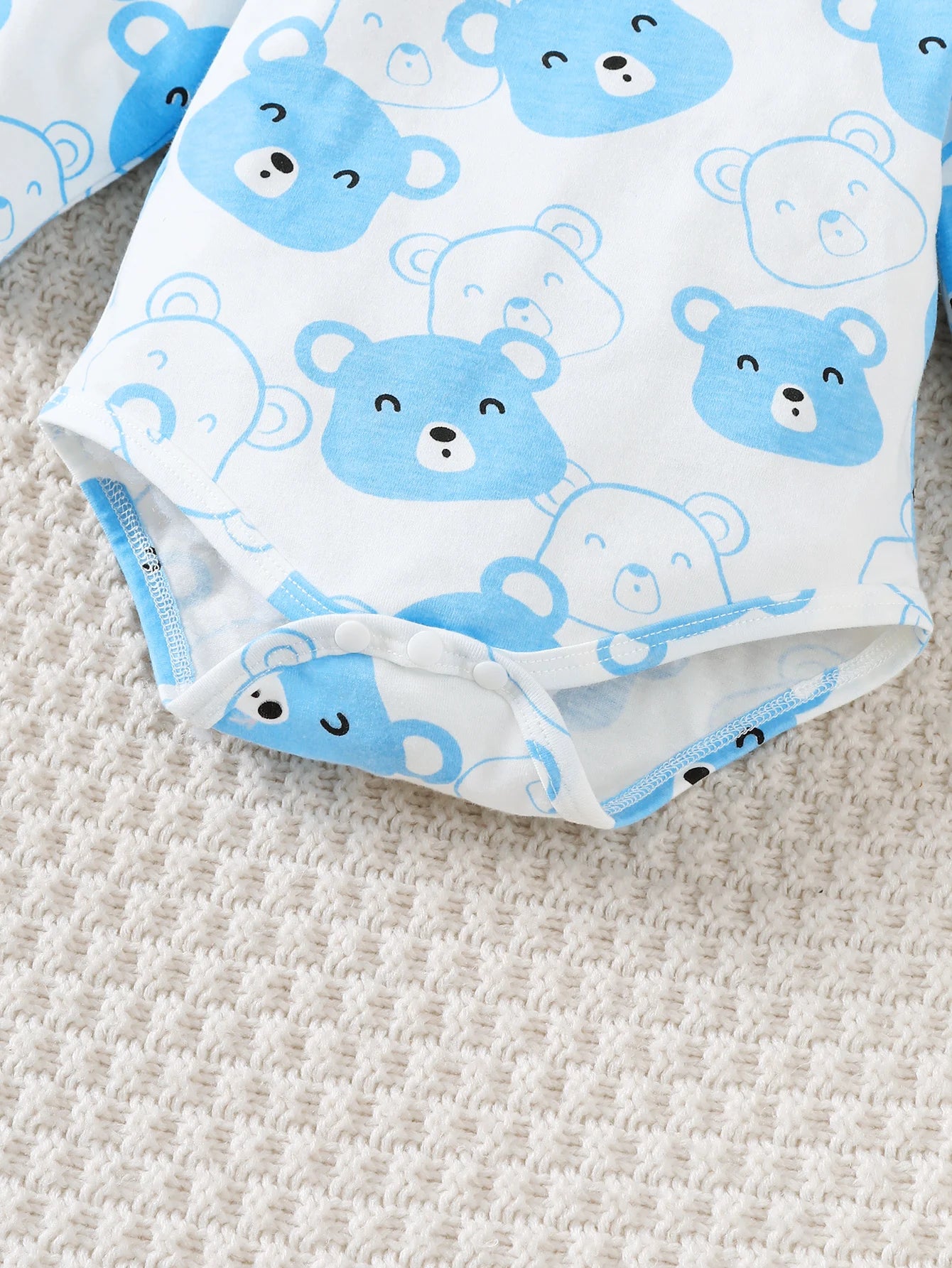 Conjunto de bebé de 0 a 9 meses, mono de manga larga de osito, pantalones, sombrero y calcetines, 4 unidades/juego, ropa de primavera y otoño para bebé recién nacido