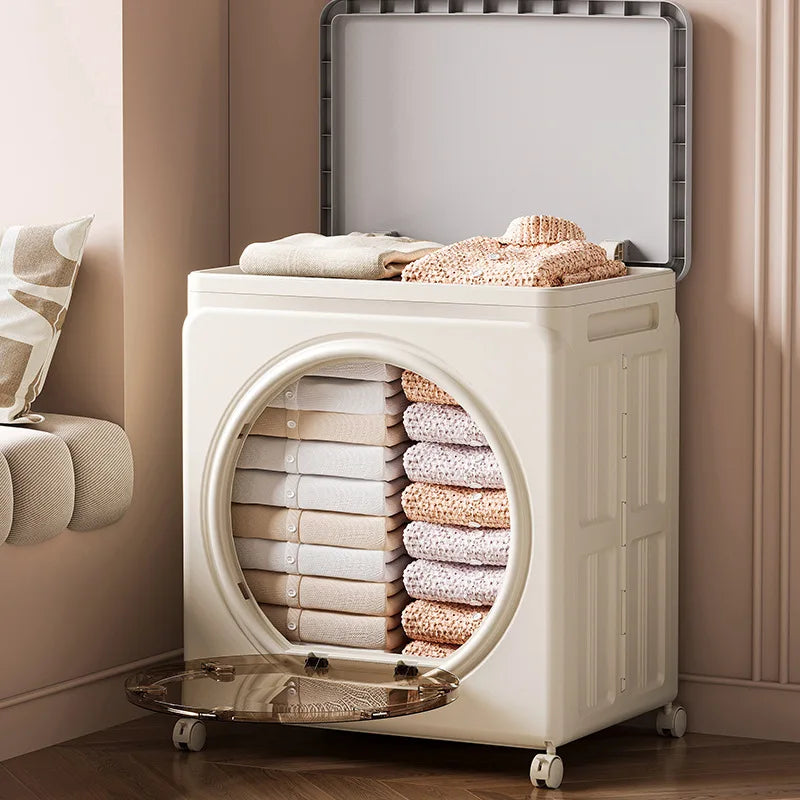 Caja de almacenamiento de ropa, cesta de almacenamiento de gran capacidad, gabinete de almacenamiento