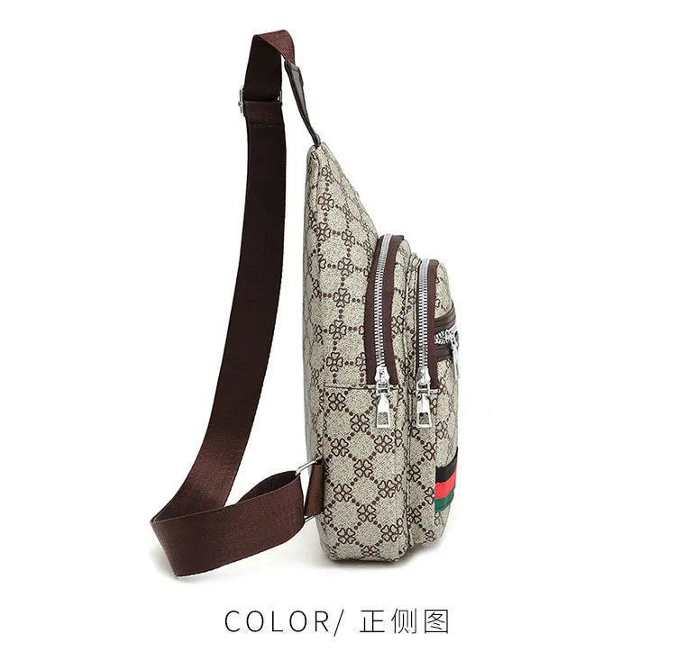 Bolso Mensajero Multifuncional para Hombre, Bolso de Hombro, Bolso Casual Cruzado con Orificio para Auriculares