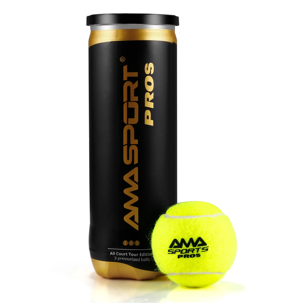Padel Court Balls - Pelotas de padel duraderas de grado de torneo para jugadores profesionales y aficionados - Pelotas de padel de rebote óptimo