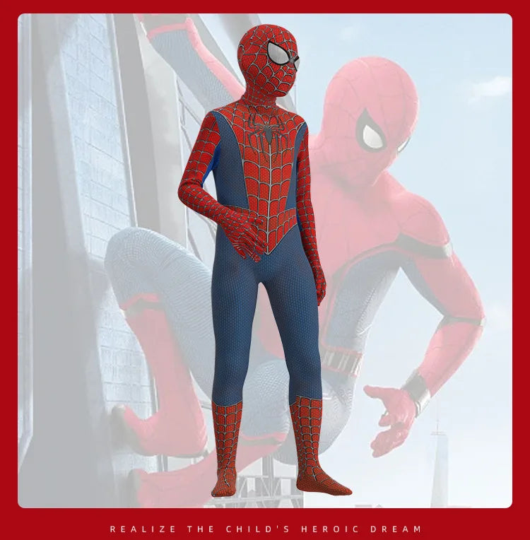 Disfraz de superhéroe de araña para niños, mono de LICRA, disfraces de Halloween, mono, conjunto de fiesta de separación para niños, mono de Halloween