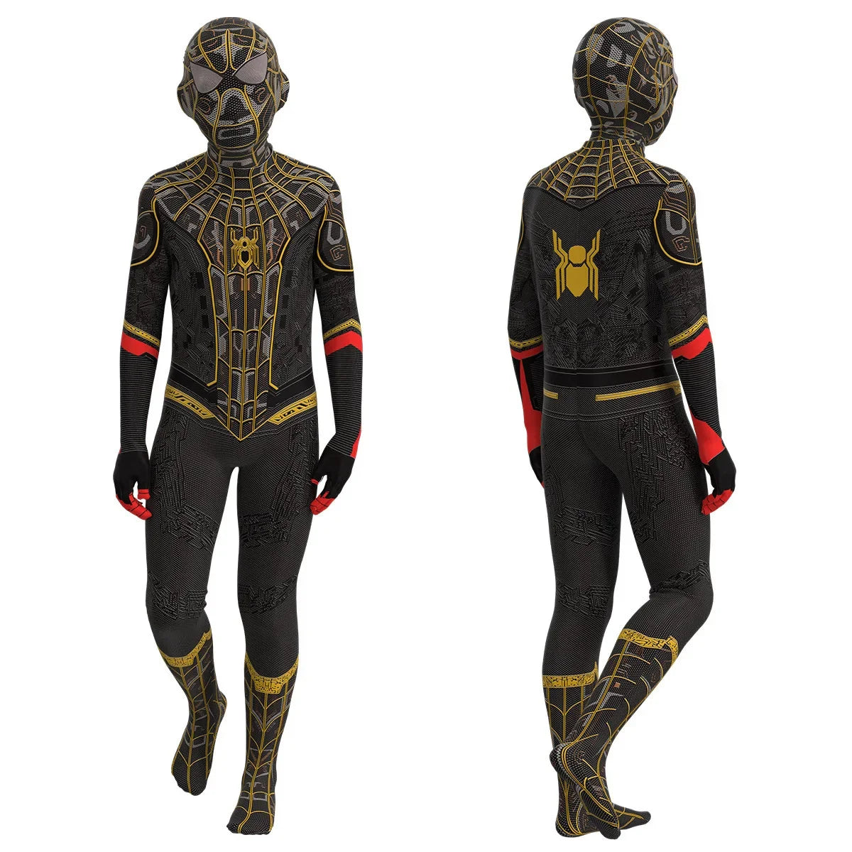 Disfraz de superhéroe de araña para niños, mono de LICRA, disfraces de Halloween, mono, conjunto de fiesta de separación para niños, mono de Halloween