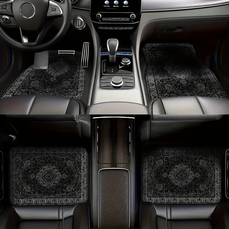 Alfombrillas de coche, diseño de estampado de Bandana rectangular para alfombra, Tapis, chal, toalla, alfombrillas para coches, decoración Interior de coche