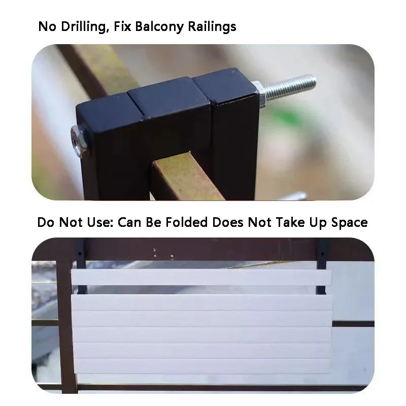 Escritorio plegable portátil, mesas de balcón, barandilla colgante multifuncional, muebles de diseño para el hogar pequeños, modernos y sencillos, impermeables