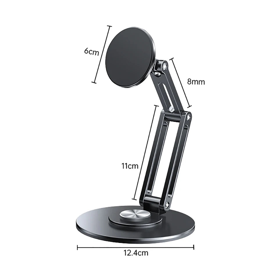 OUTMIX El nuevo soporte magnético resistente para tabletas compatible con iPad, con rotación de 360 grados para escritorio y oficina, práctico y conveniente.