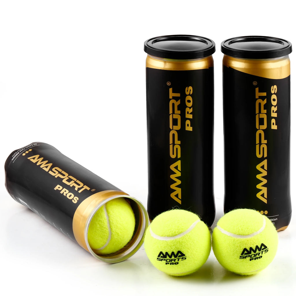 Padel Court Balls - Pelotas de padel duraderas de grado de torneo para jugadores profesionales y aficionados - Pelotas de padel de rebote óptimo