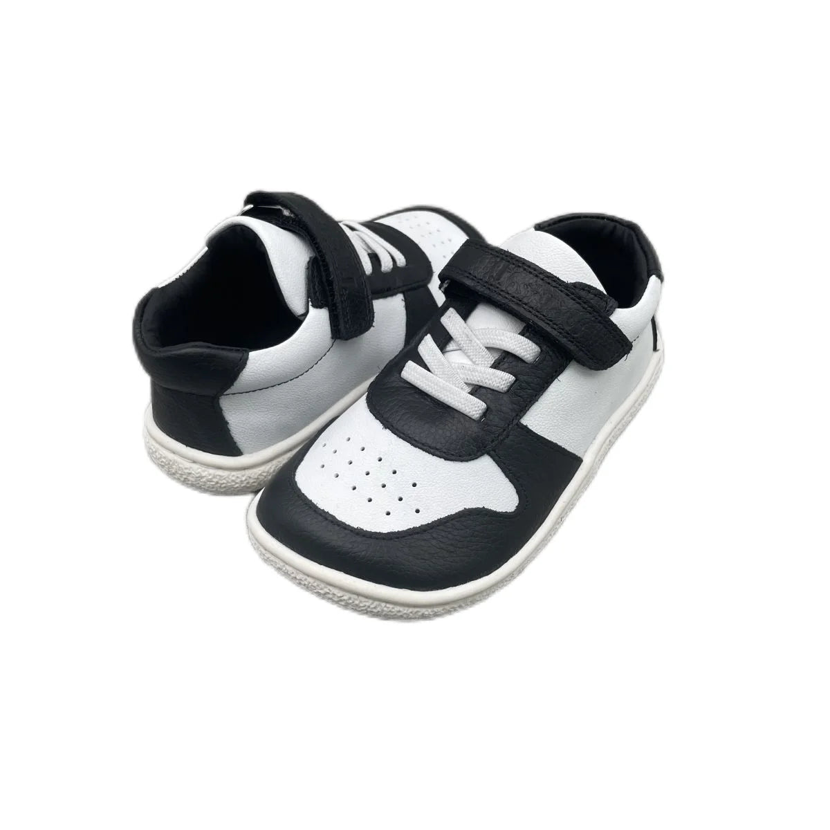 Tipsietoes New1 2025 primavera zapato de cuero genuino para niñas y niños niños zapatillas descalzas peso ligero minimalista correa elástica