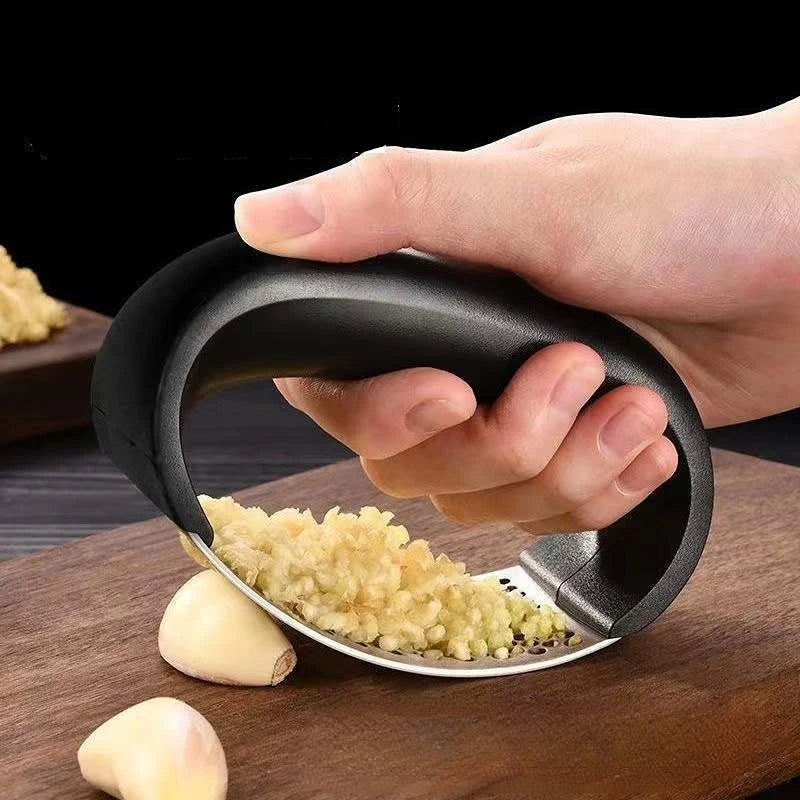 Trituradora de prensa de ajo de acero inoxidable, picadora Manual de ajo, herramienta para cortar ajo, herramientas para frutas y verduras, accesorios de cocina