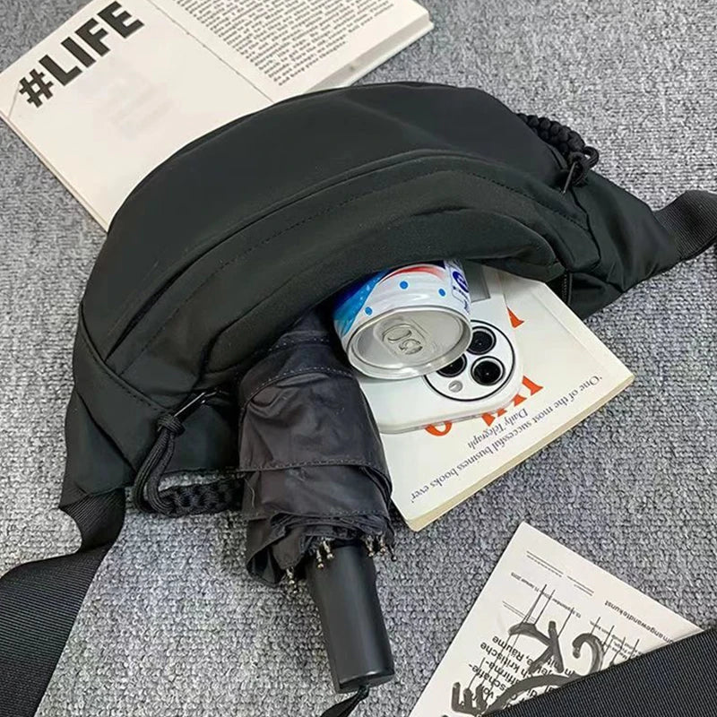 Bolsos casuales para hombres y mujeres, bolsos cruzados de moda, bolsos deportivos para el pecho, bolsos únicos y versátiles