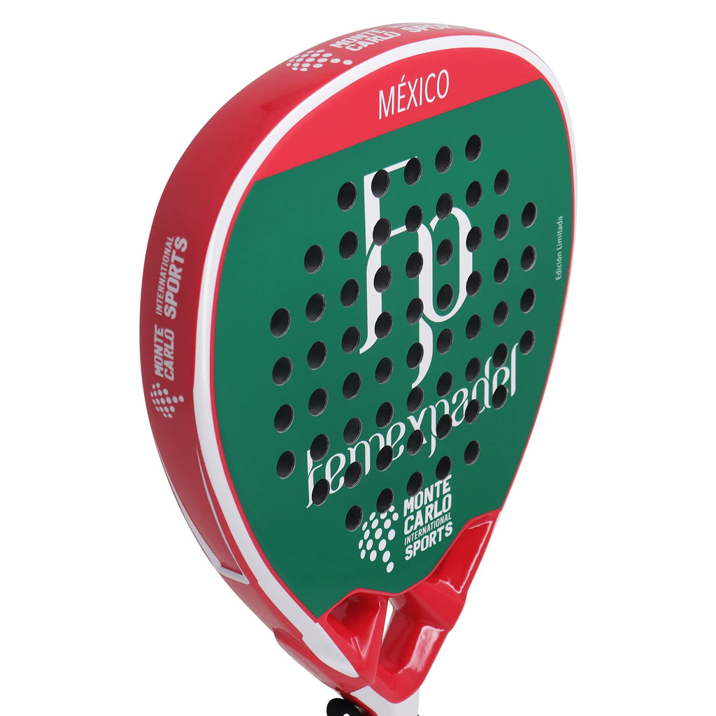 Raqueta de Padel P90, superficie de fibra de carbono 3K con memoria EVA, núcleo de espuma flexible, raquetas de tenis ligeras