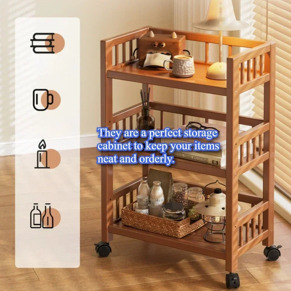 Estante de almacenamiento de pie, estante de almacenamiento móvil, carrito de mano portátil, organizador de aperitivos, gabinete, estante para olla caliente, estantes para verduras de cocina