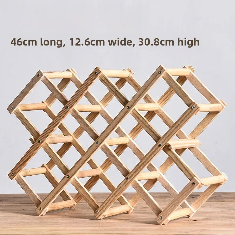 Estantes Apilables para Almacenamiento de Vino, Estantes de Madera para Botellas, Utensilios para Bar en Casa, Gabinetes para Vino, Herramientas de Bar, Artículos para el Hogar