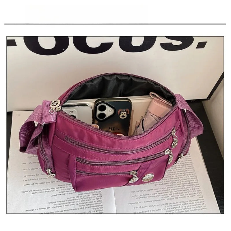 Bolso de mujer, bolso bandolera, bolso cuadrado pequeño de moda, mochila pequeña con múltiples compartimentos, bolso de hombro pequeño, bolso de mujer