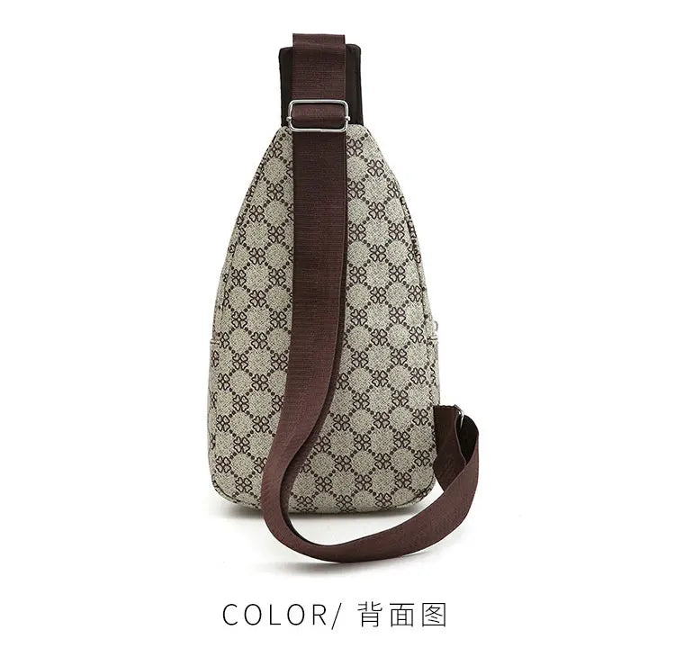 Bolso Mensajero Multifuncional para Hombre, Bolso de Hombro, Bolso Casual Cruzado con Orificio para Auriculares