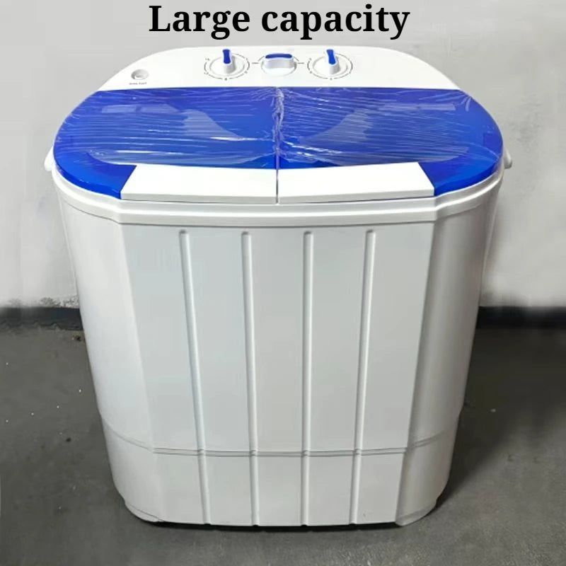 Lavadora semiautomática de doble tina, ahorra tiempo y esfuerzo, gran capacidad, elimina manchas profundamente, electrodomésticos para el hogar