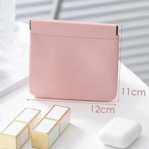 Monedero de cuero Pu para mujer y hombre, Mini cartera corta pequeña, monedero, llave para cambiar dinero, auriculares, tarjetero para niños y niñas
