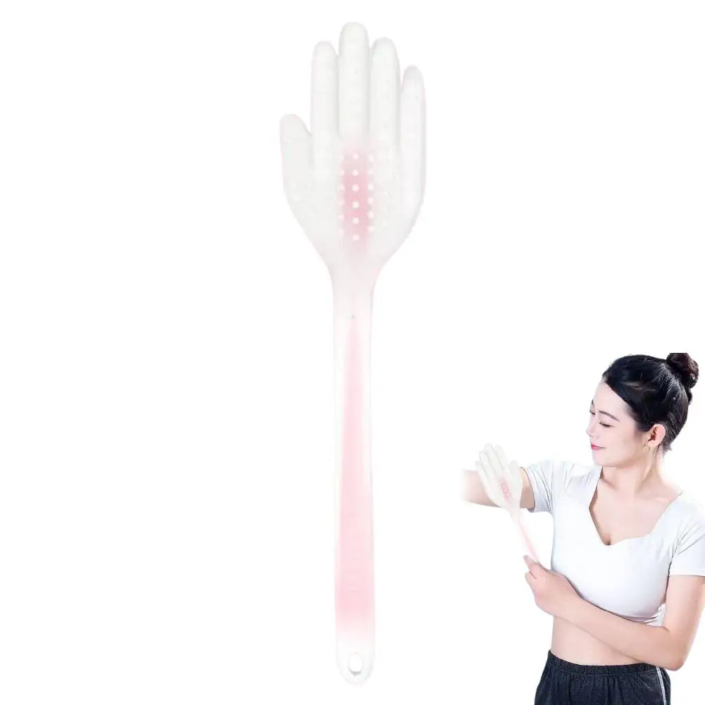 Martillo de Masaje Meridian Stick para Masaje Manual con Diseño Ergonómico en Forma de Espalda, Plástico Elástico, Ideal para Terapia Física