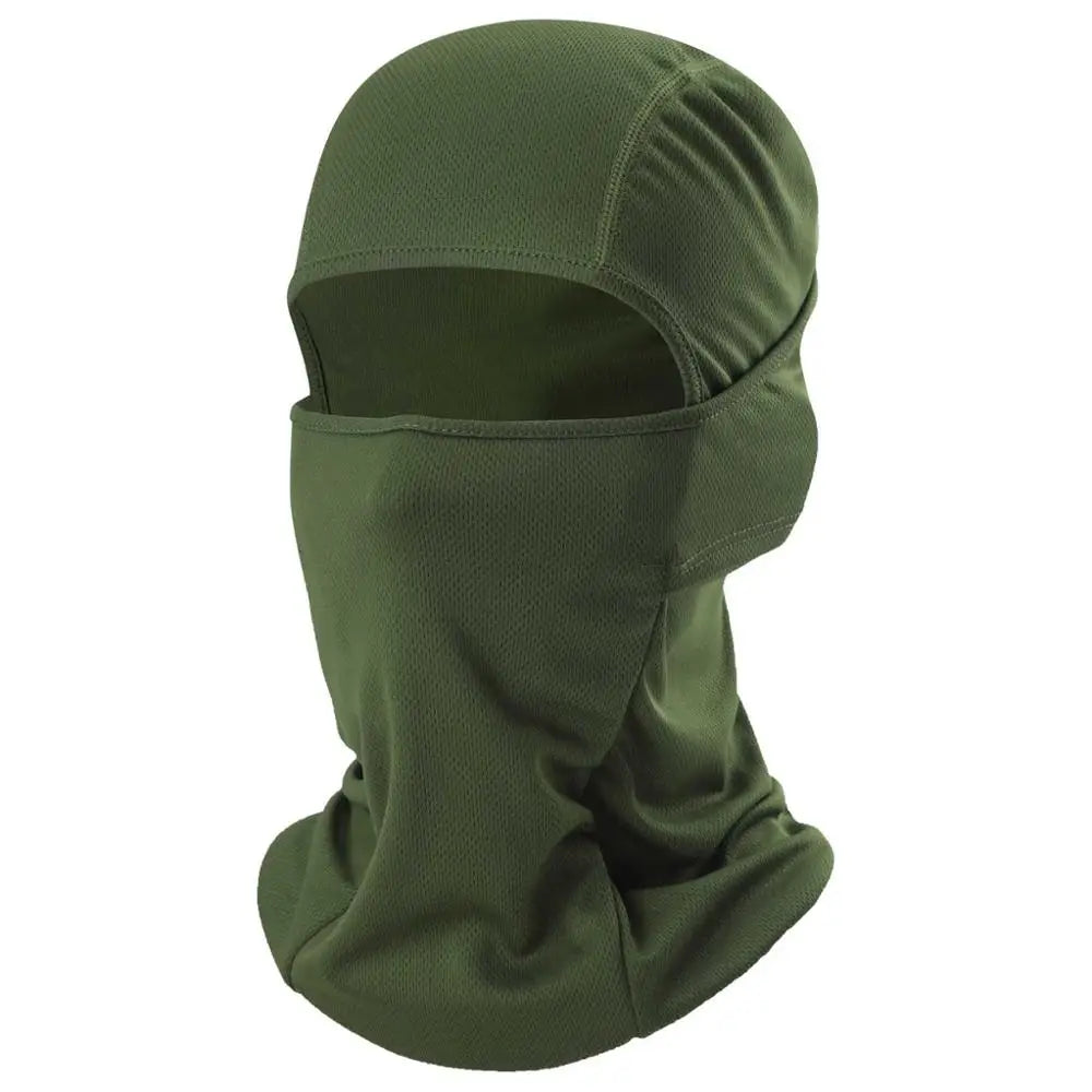Gorro de pasamontañas de secado rápido de camuflaje, máscara transpirable a prueba de viento, táctico, Airsoft, Paintball, cubierta para todo el rostro, gorros para hombres y mujeres