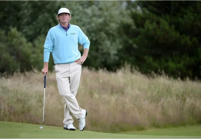 Pgm pantalones de Golf para hombre, pantalones cálidos gruesos impermeables de invierno, además de ropa de Golf de tenis de terciopelo, pantalones cálidos de pelota de Golf para hombre, a prueba de lluvia y nieve