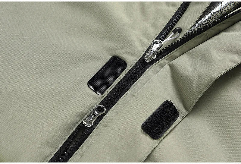 Traje de esquí para hombre y mujer, chaqueta de esquí impermeable a prueba de viento y pantalones con correa, traje cálido de invierno para pareja, novedad de 2023