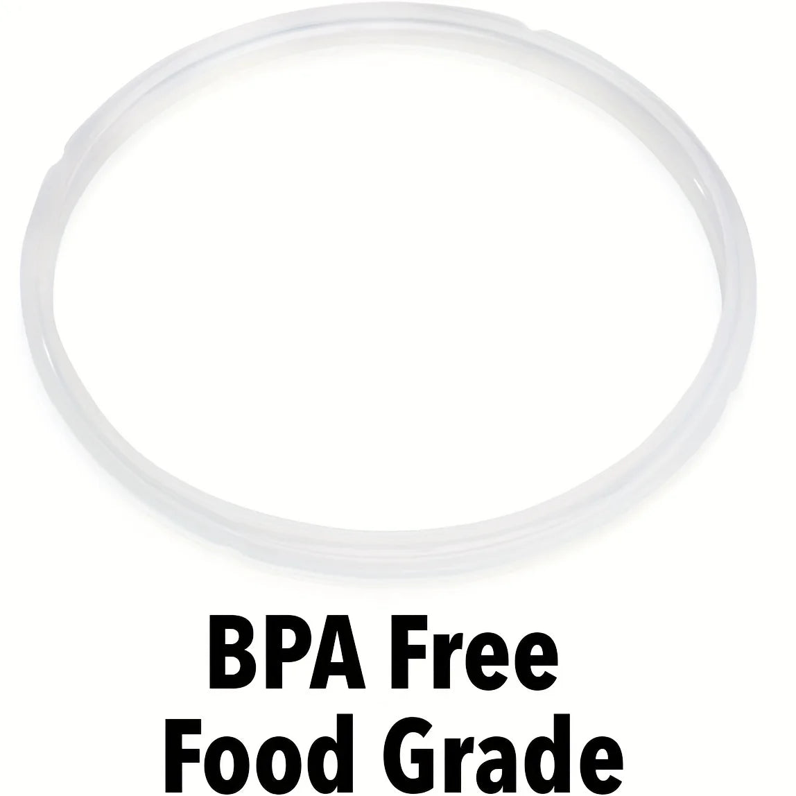 1 pieza de anillo de sellado de silicona de calidad alimentaria para olla instantánea: anillo de sellado de goma alternativo para ollas de 3, 5, 6, y 8 cuartos