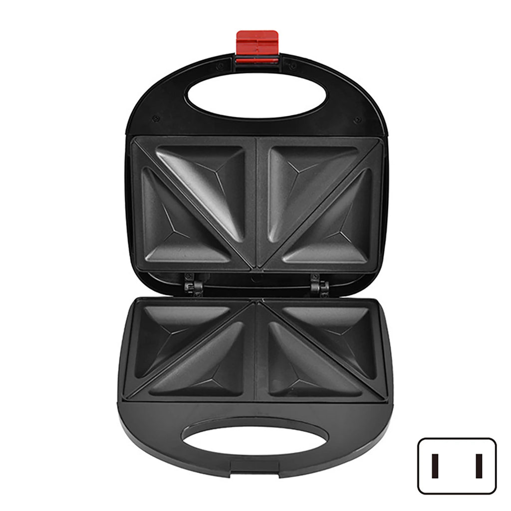 Sandwiches Toster Press 750W Sandwiches Press antiadrigentes para desayunos familiares en casa Press de tostadora multifuncional