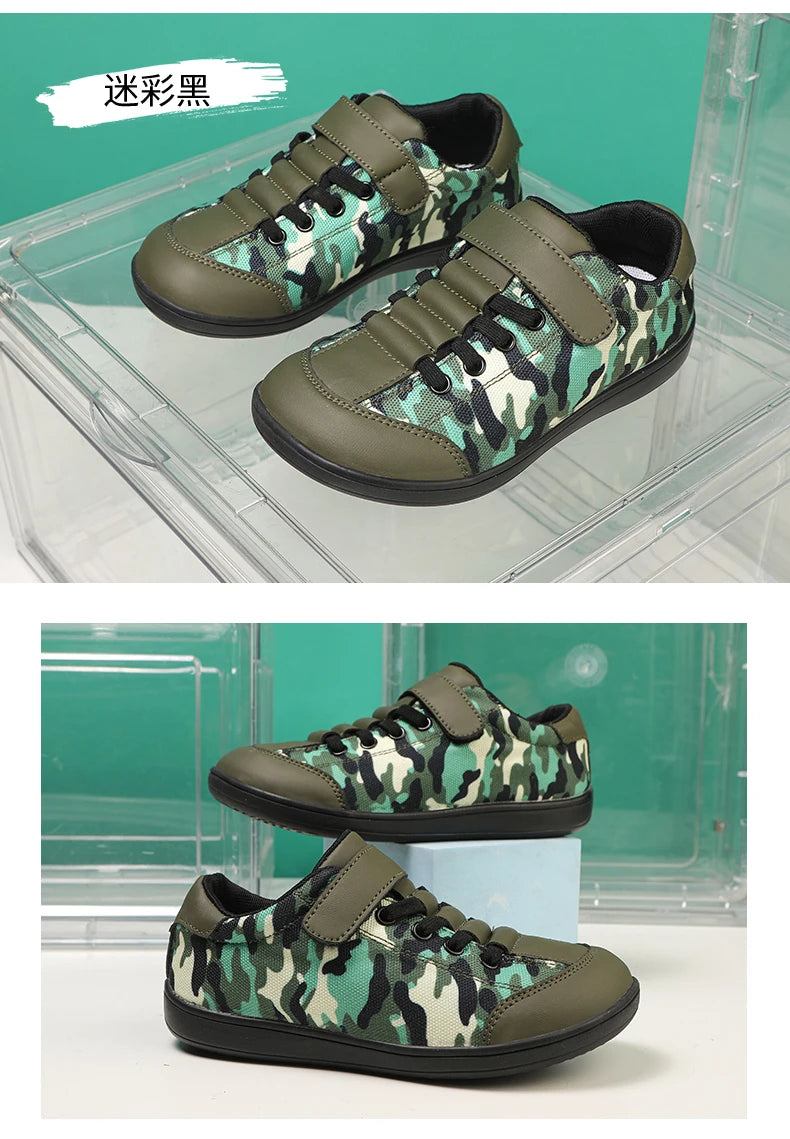 Nuevos zapatos anchos descalzos para niños |   Zapatillas minimalistas para niños/niñas |   Suela saludable de caída cero |   Natural para crecer