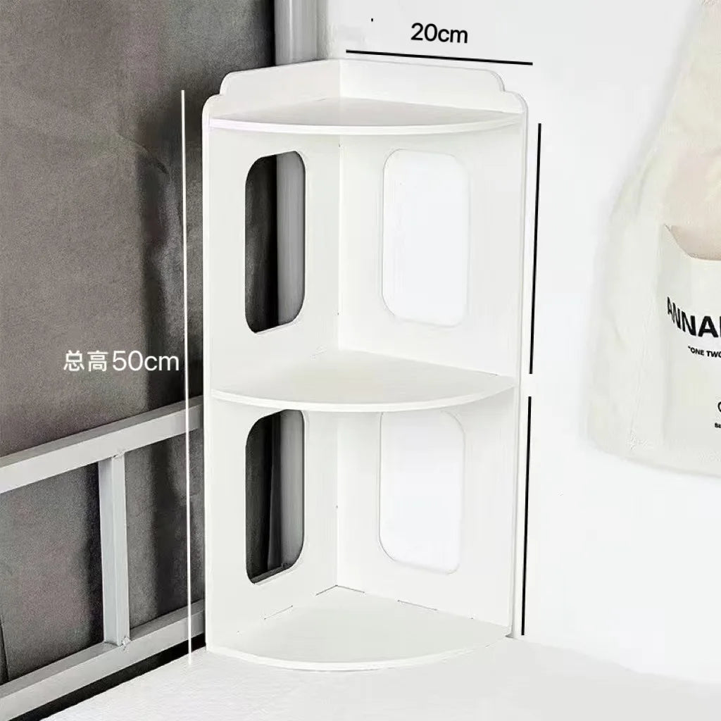 Estante de Almacenamiento Esquinero para Escritorio, Caja Organizadora de Gran Capacidad para Dormitorio, Caja de Almacenamiento de Artículos Diversos para Dormitorio, Barra de Exhibición, Exhibidor de Productos