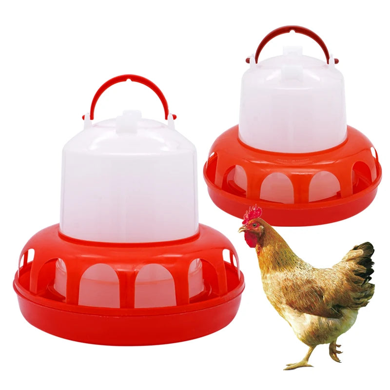 Cubo para beber automático para aves de corral, alimentador de palomas y codorniz, agua de alimentación para pollos, suministro de herramientas de alimentación de animales para aves de corral, 1Kg/3Kg