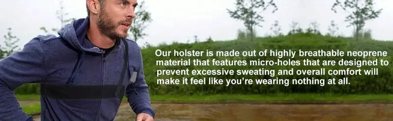 Cinturón táctico al aire libre multifuncional de la pistolera de la axila oculta del hombro