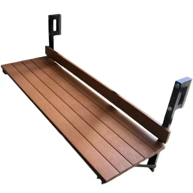 Escritorio plegable portátil, mesas de balcón, barandilla colgante multifuncional, muebles de diseño para el hogar pequeños, modernos y sencillos, impermeables