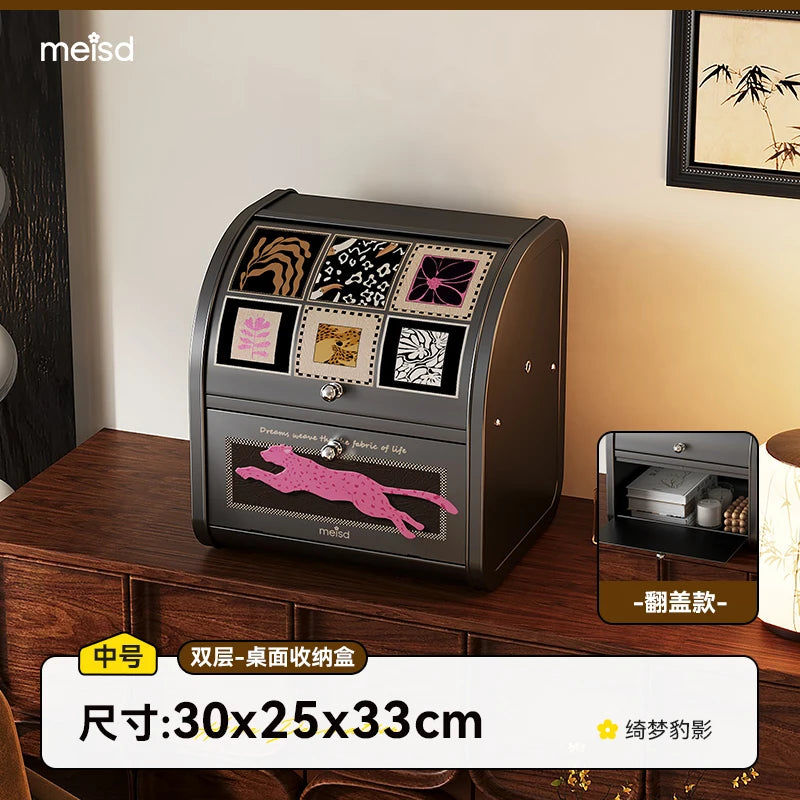 Caja organizadora de escritorio, almacenamiento de cosméticos, cajón de entrada, joyería, lápiz labial, organizador de aperitivos, solución de almacenamiento para el hogar y la cocina