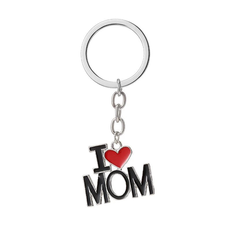 Joyería de moda, regalo del Día del Padre para madre, regalo de San Valentín, amo papá, mamá, PaPa, mamá, llavero familiar, mamá, PAPA