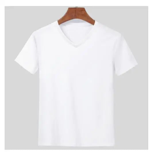 Camiseta grande para hombre talla grande 8XL 9XL 10XL 11XL 12XL manga corta cuello en V suelta Casual negro gris blanco