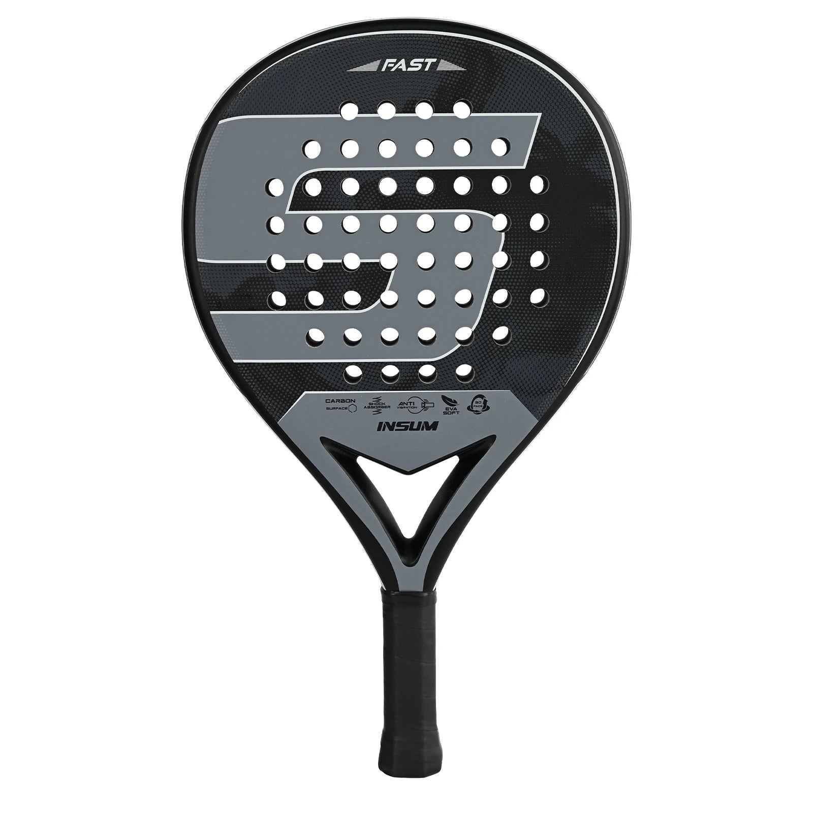 Raquetas de tenis Padel con núcleo de espuma flexible con memoria EVA y superficie de microtextura mate 3D para equipos deportivos de rendimiento mejorado