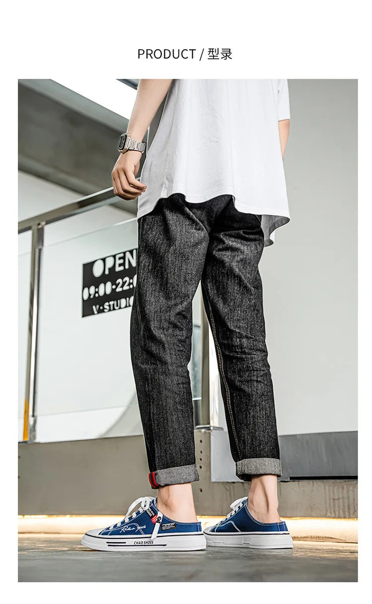 Zapatillas deportivas para hombre, zapatillas de lona transpirables con punta cerrada, mocasines a la moda para hombre, Zapatos para caminar al aire libre 2025, Zapatos de hombre