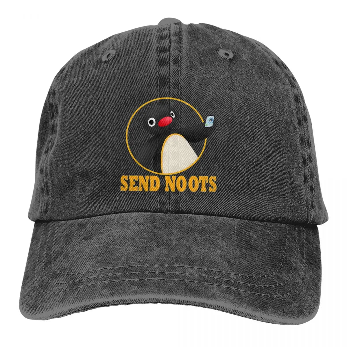 Gorra de verano con visera, sombrero de vaquero con visera, Hip Hop, Pingu Pinga Penguin TV