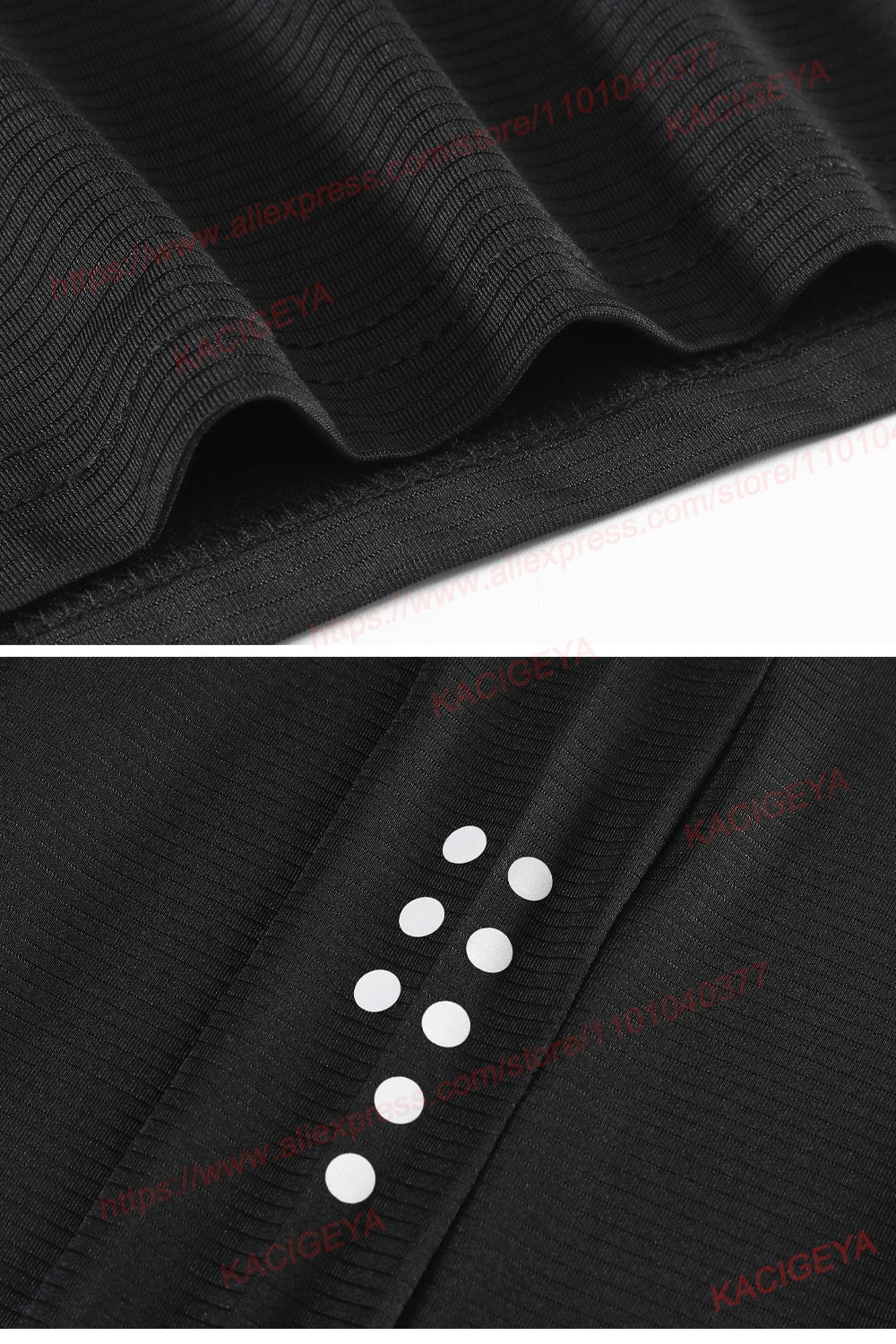 Golf solapa deporte manga corta entrenamiento al aire libre reflectante correr transpirable camiseta sólida calidad tenis gimnasio moda Jerseys