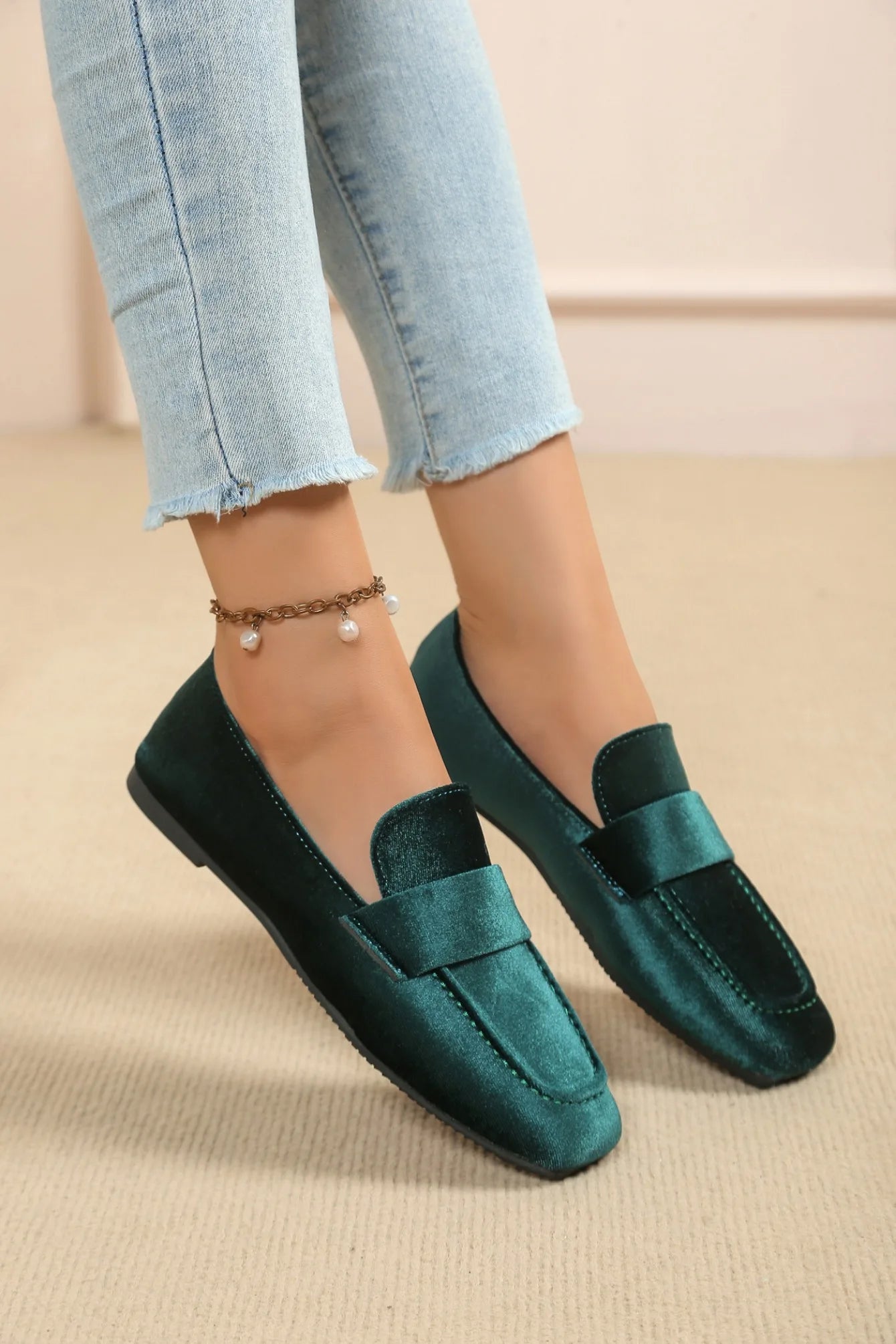 Zapatos planos informales para Mujer, mocasines cómodos a la moda De otoño, zapatillas De plataforma antideslizantes De talla grande, Zapatos De Mujer