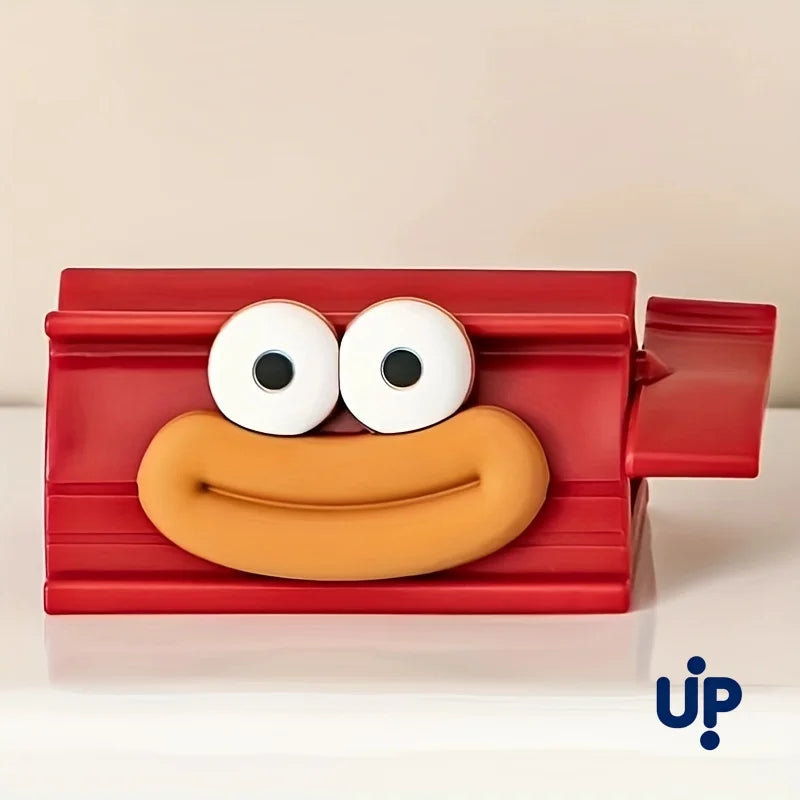 Dispositivo de cuidado bucal de salchicha alegre: conveniente para llevar sin necesidad de fuente de alimentación Exprimidor de pasta de dientes