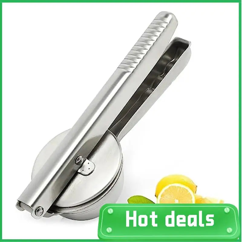 Exprimidor Manual de limón de acero inoxidable, exprimidor Manual de zumo de fruta para el hogar, se puede limpiar en el lavavajillas