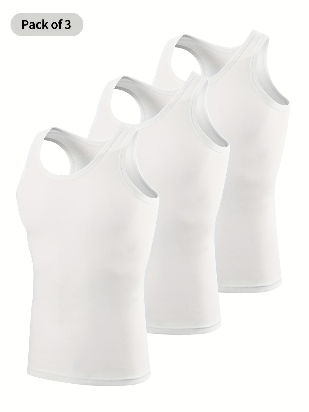 Men's Cotton Casual Breathable Comfy Sleeveless Tank Tops, Sports Vest, Men's Summer Clothes Outfits, Men's Undershirts Tops