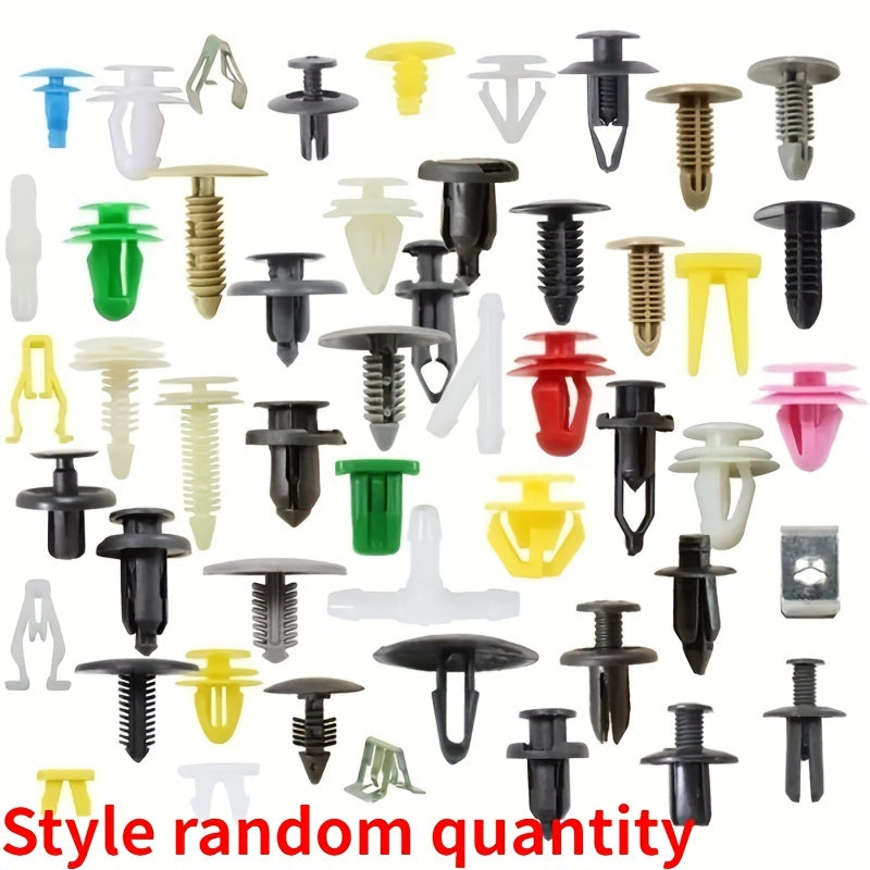 50/100/200Pcs/Set Universal Plastic Clips For Car Fender Bumper Door Car Interior Hole Lining Panel Retainer Push Clips
