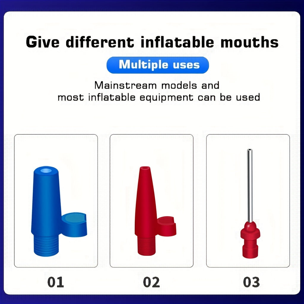 120W Portable Car Air Compressor: Inflate Your Tires With Ease - Wireless & Wired Handheld Pump With LED Light