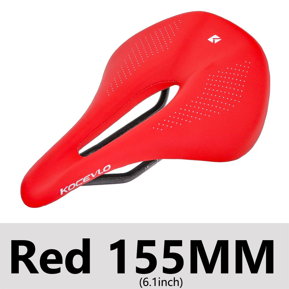 Lightweight and Comfortable Carbon Fiber Saddle - Perfect for Road Biking and MTB Riding!