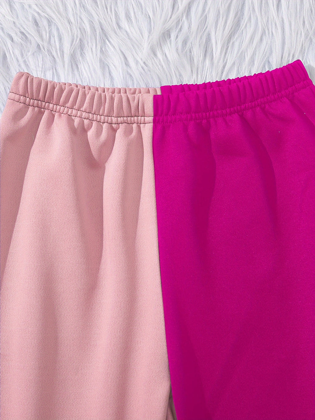 Girl's Butterfly Pattern Outfit 2pcs, Hoodie & Sweatpants Set, TO BE YOURSELF Print Kid's Color Clash Clothes For Spring Fall outdoors